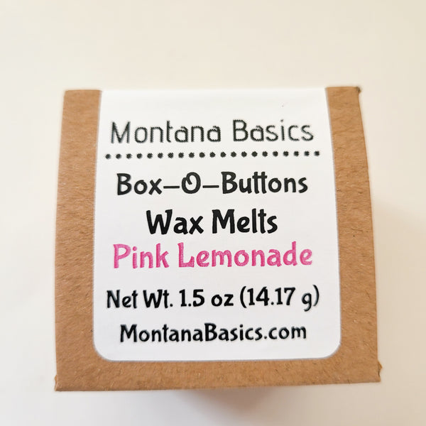 Box-O-Buttons - Pink Lemonade Wax Melts