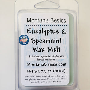 Eucalyptus and Spearmint - Soy Wax Melt