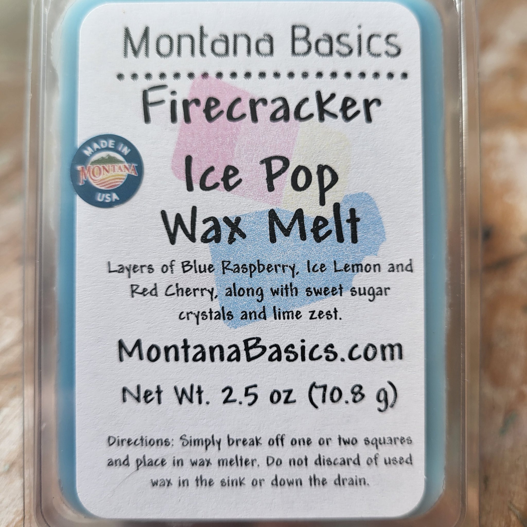Firecracker Ice Pop - Soy Wax Melt