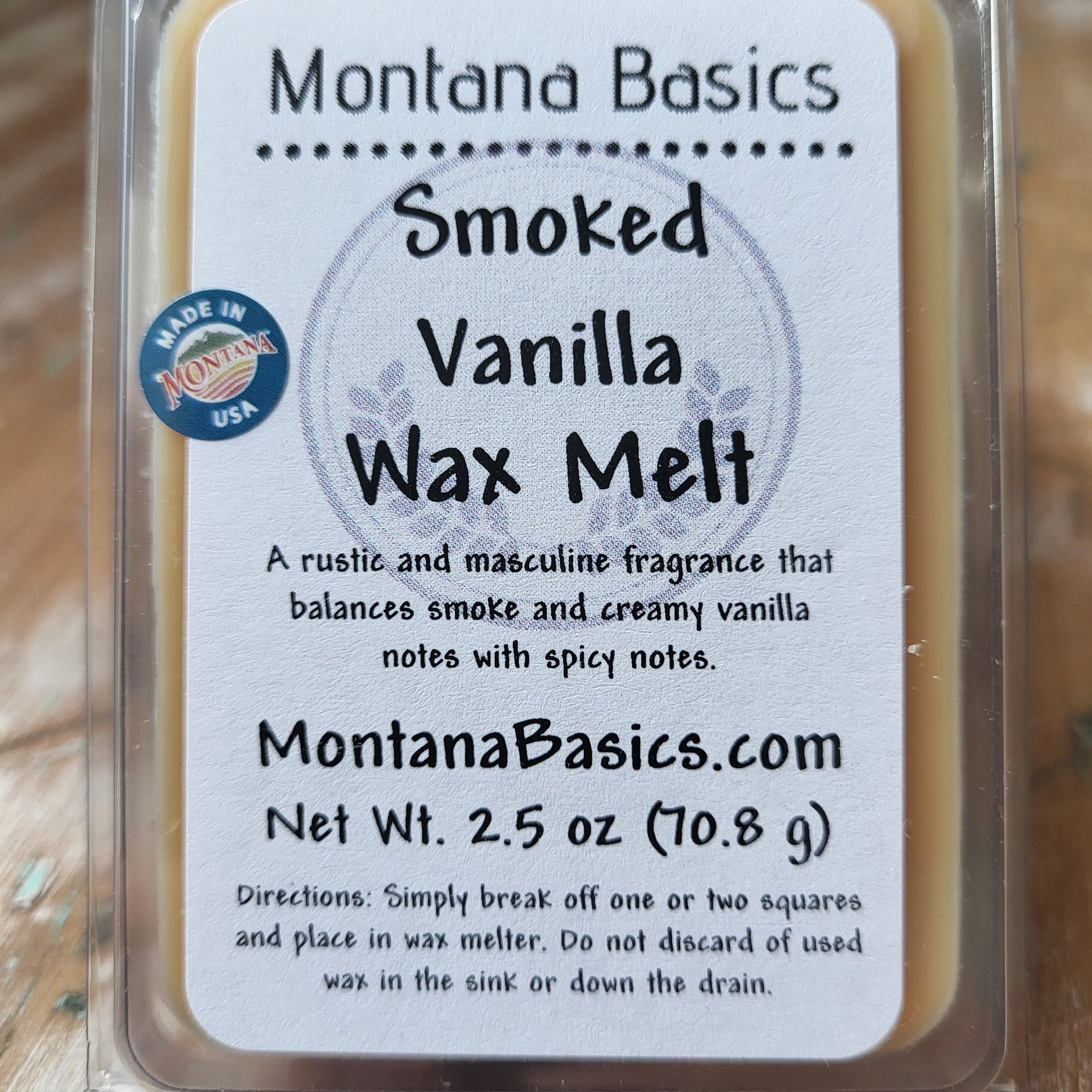 Smoked Vanilla - Soy Wax Melt
