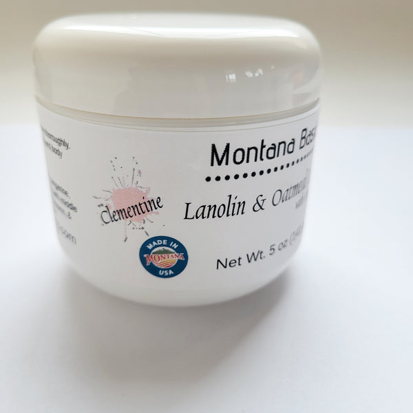 Lanolin & Oatmeal Lotion - with Argan Oil: CLEMENTINE